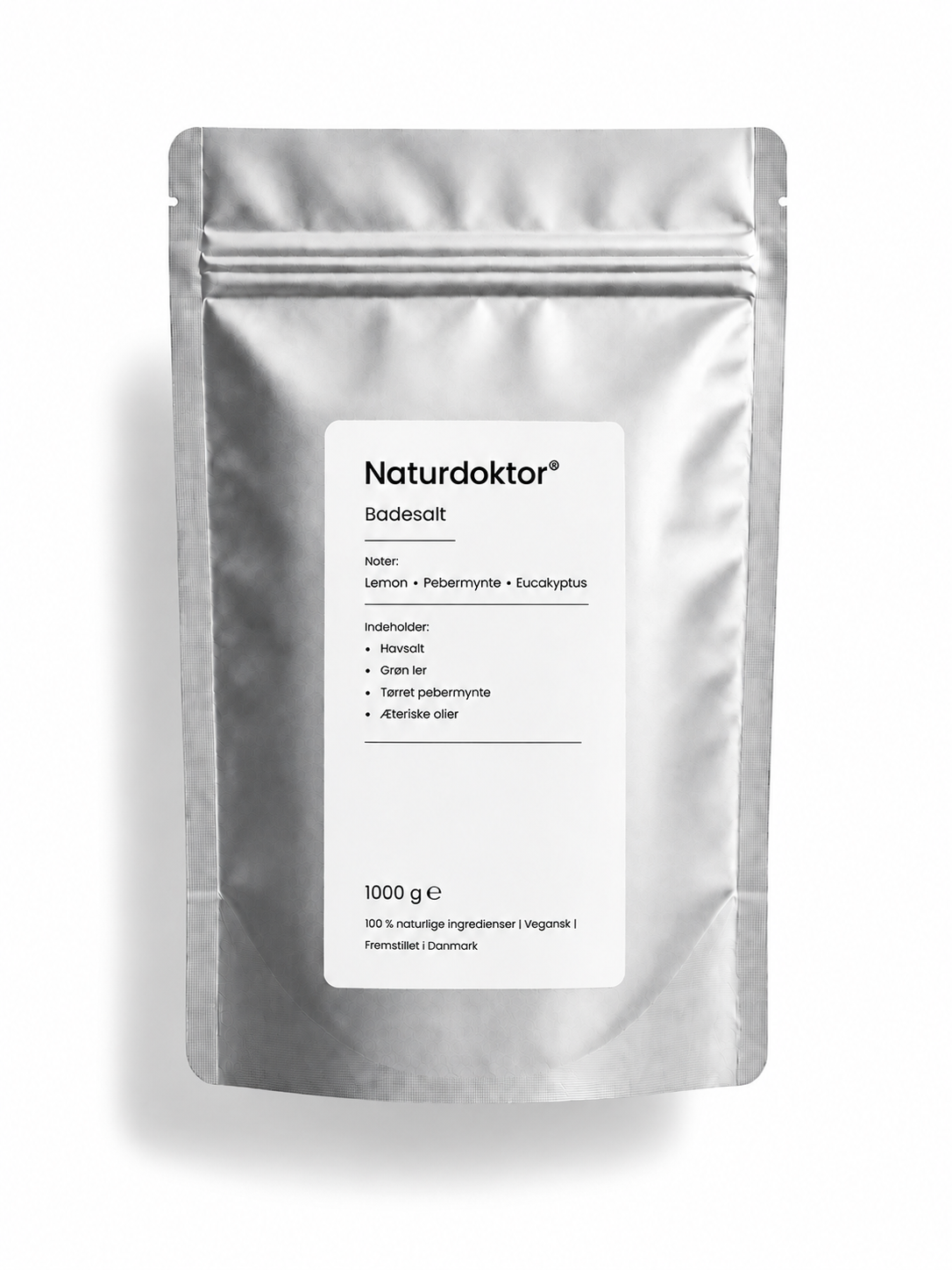 Naturdoktor Badesalt – Lemon, Pebermynte & Eucalyptus